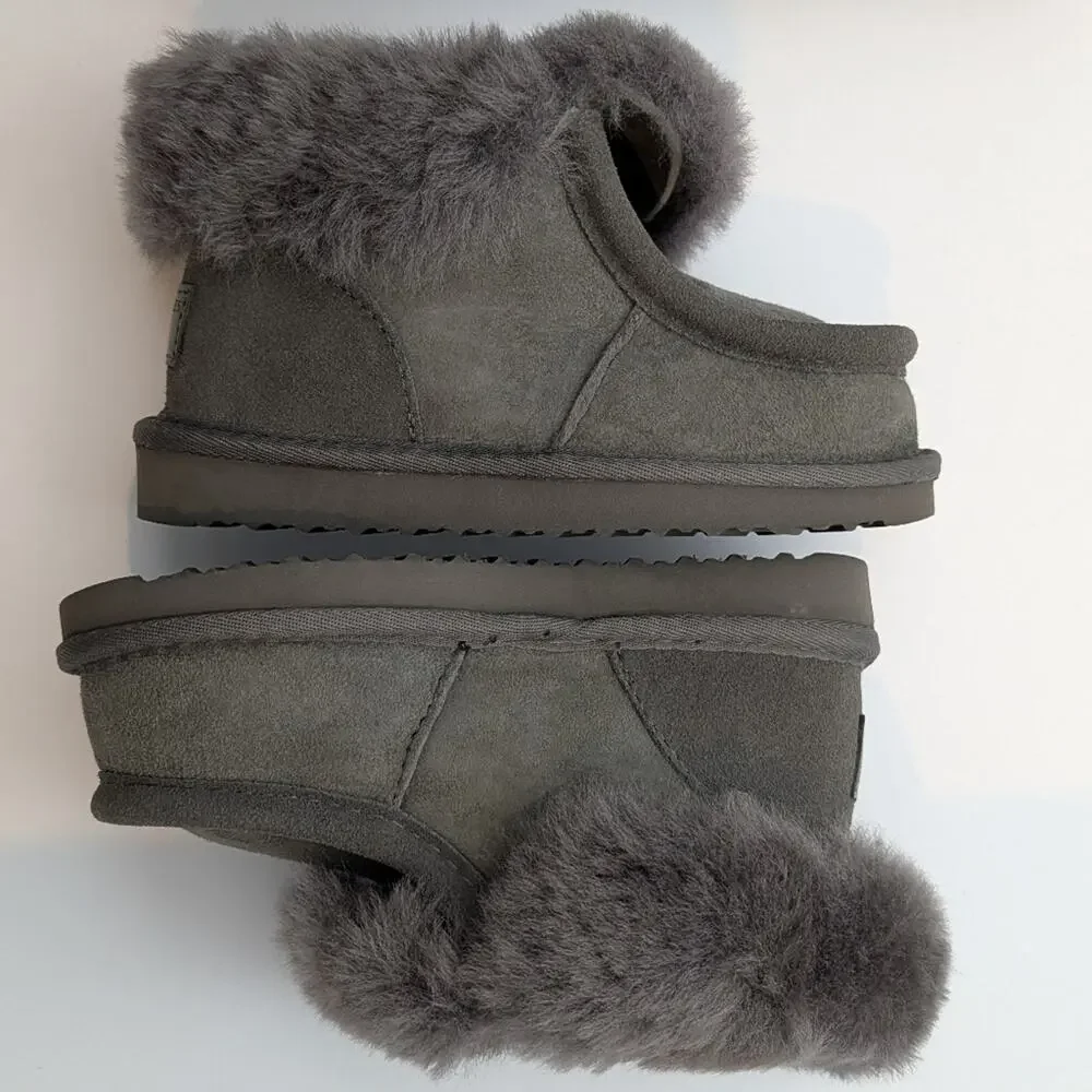 Aerosoles Girl's Mini Alaksa Toasty Boot Suede Winter Boots Kids Size 12